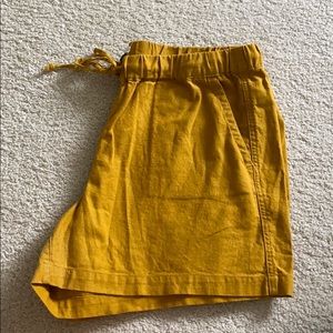 J. Crew Drawstring Linen Shorts